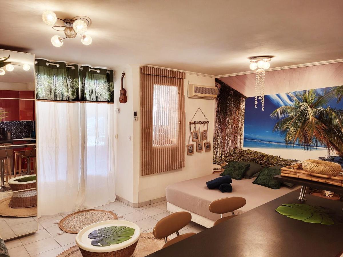 בורם-לה-מימוזה Le Studio Tahiti 4 Pers 600M De La Plage La Faviere מראה חיצוני תמונה